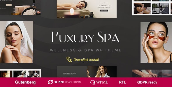 Luxury Spa v1.0.8 - Beauty Spa & Wellness Resort Theme
