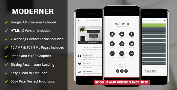 Download Moderner Mobile v2.0 – Mobile Template & Google AMP | Free Nulled Scripts
