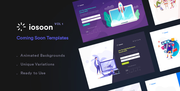 Iosoon - Stunning Coming Soon Template - Vol1
