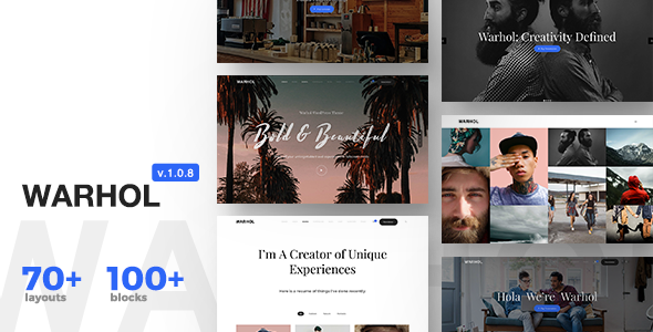 Warhol v1.0.8 - Responsive Multipurpose Theme for Creatives