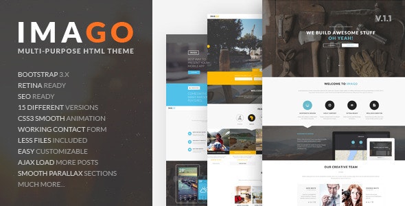 Imago v1.1 - Multipurpose HTML5 Template