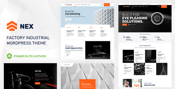 Nex v3.1 - Factory & Industrial WordPress