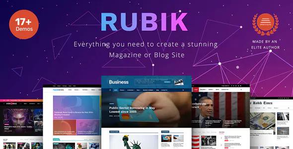 Rubik v1.9.3 - A Perfect Theme for Blog Magazine Website