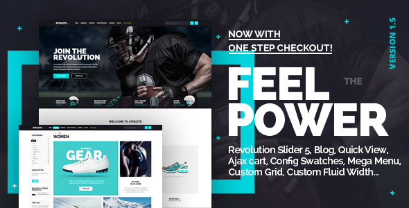 Athlete v1.5.3 - Fluid Responsive Magento Theme