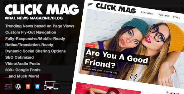 Click Mag v3.1.0 - Viral News Magazine/Blog Theme