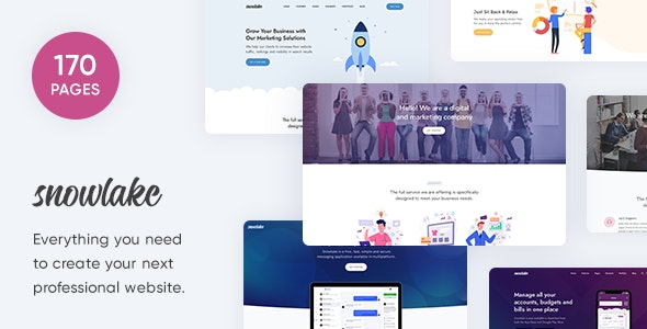 Snowlake v1.0 - Creative Business & Startup Template