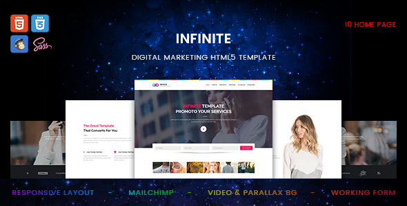 Download Infinity – Responsive Agency HTML Template | Free Nulled Scripts