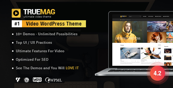 True Mag v4.2.19 - Wordpress Theme for Video and Magazine