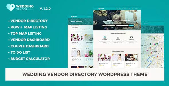 Wedding Vendor v1.2.1 - Vendor Directory WordPress Theme