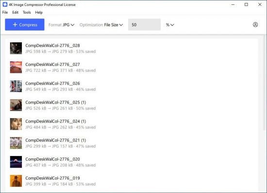 4K Image Compressor Pro