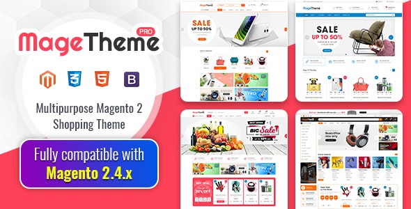 Download MageThemePRO v2.1.0 – Responsive Magento 2 Shopping Template | Free Nulled Scripts