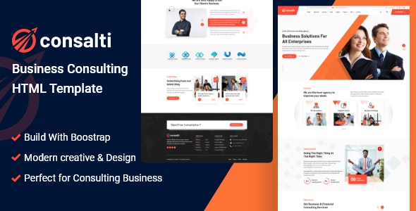 Consalti v1.0 - Consultancy & Business HTML Template