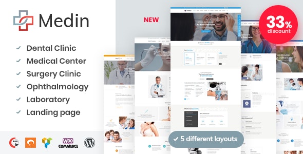 Medin v1.6.1 - Medical Center WordPress Theme