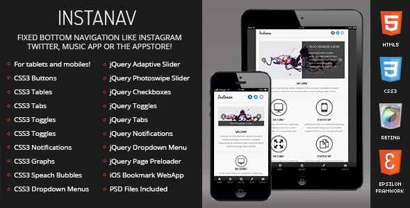 Instanav Mobile Template