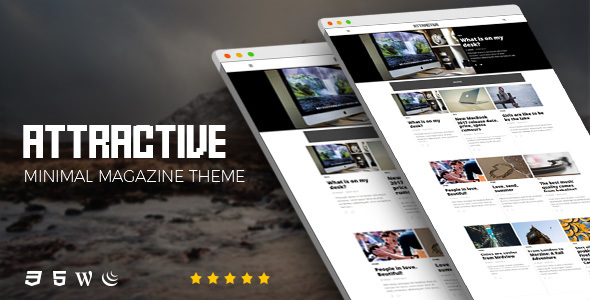 Attractive v1.0 - Minimalist Magazine WordPress Theme