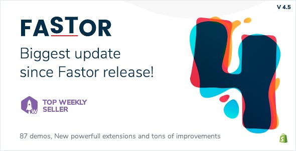 Fastor v4.5 - Multipurpose Shopify Sections Theme