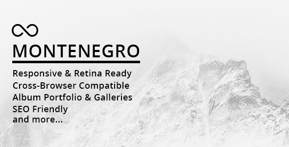Montenegro v1.0.1 - Minimal Photography WordPress Theme