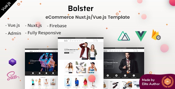 Download Bolster v1.0 – Vue Nuxt.js eCommerce Template | Free Nulled Scripts