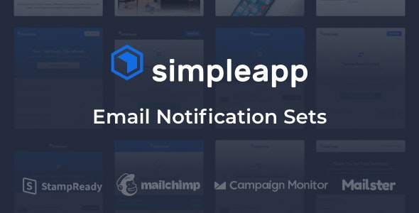 SimpleApp v5.0 - Email Notification Sets