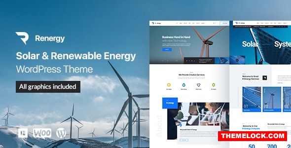 Renergy v1.0.9 - Solar and Renewable Energy WordPress Theme