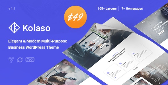 Kolaso v1.2.0 - Modern Multi-Purpose WordPress Theme