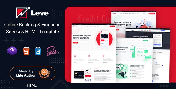 Leve v1.0 - Banking & Payment Processing HTML Template