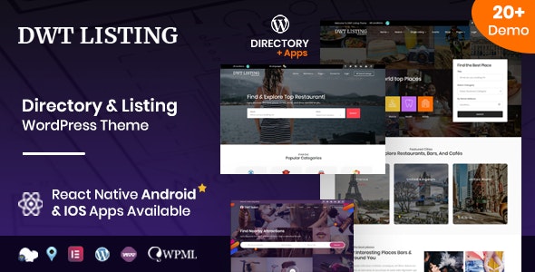 DWT v3.1.5 - Directory & Listing WordPress Theme