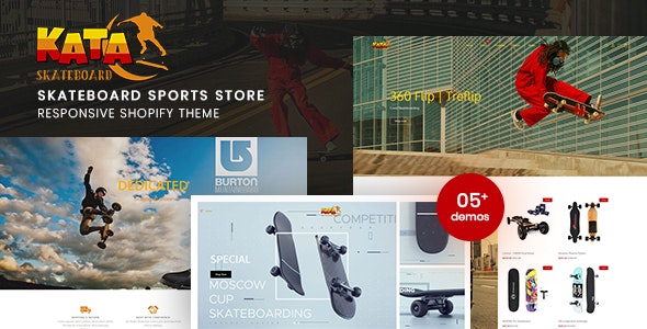 Kata v1.0 - Skateboard Sports Store Shopify Theme