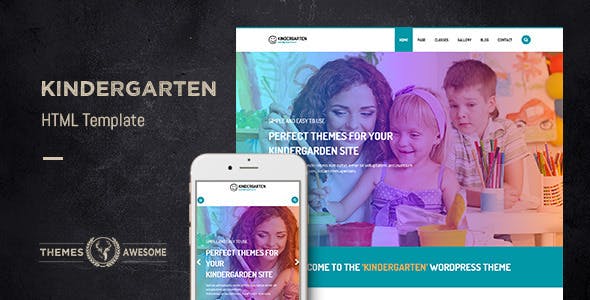 Download Kindergarten v1.0 – HTML template | Free Nulled Scripts
