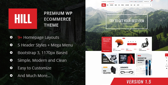 HILL v1.5 - Premium Responsive WooCommerce Theme