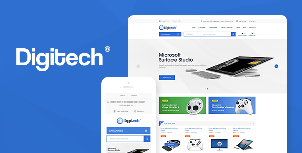 Digitech v1.0.5 - Technology Theme for WooCommerce