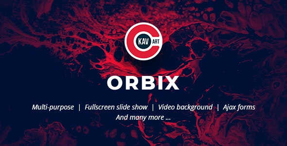 Orbix v1.0 - Creative Multi-Purpose Template