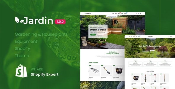 Jardin v1.0.0 - Gardening & Houseplants Equipment Responsive Shopify Theme