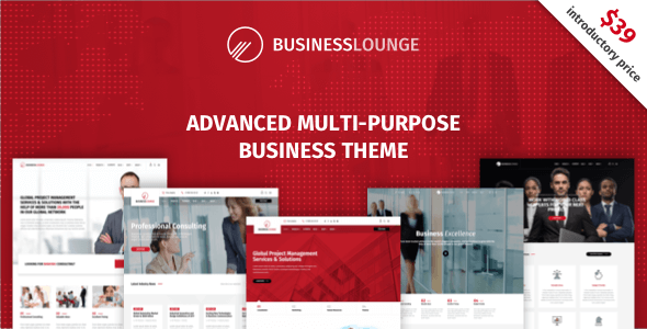 Download Business Lounge v1.5.1 – Multi-Purpose Business Theme | Free Nulled Scripts