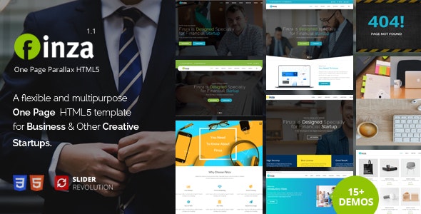 Finza v1.1 - One Page Parallax