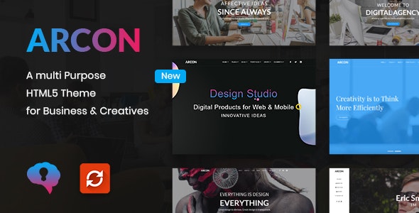 Arcon v1.0 - Creative Multi-Purpose HTML Template