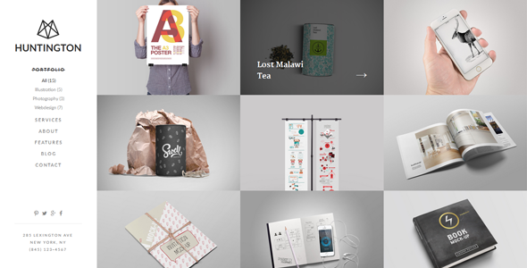 Huntington v1.0.10 - Responsive Portfolio Theme