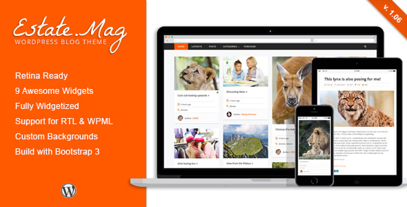 EstateMag v1.06 - Responsive Wordpress Blog Theme