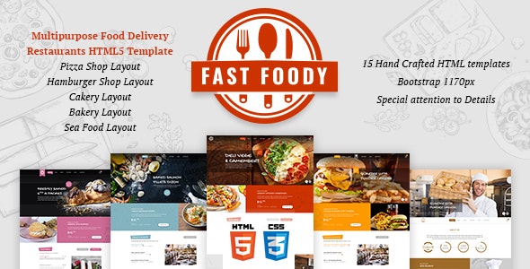 Fast Foody v1.0 - Multipurpose Restaurants HTML5 Template