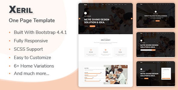 Xeril v1.0 - Responsive HTML5 Termplate