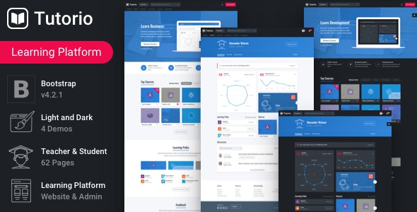 Tutorio v1.3.2 - Education Platform and Learning Management System