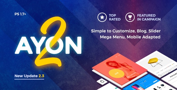 AYON v2.3 - Multipurpose Responsive Prestashop Theme
