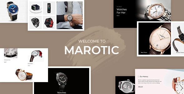 Marotic v1.0.0 - Minimal & Clean Watch Store Shopify Theme
