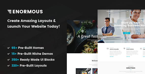 Enormous v1.0 - Responsive Multi-Purpose HTML5 Template