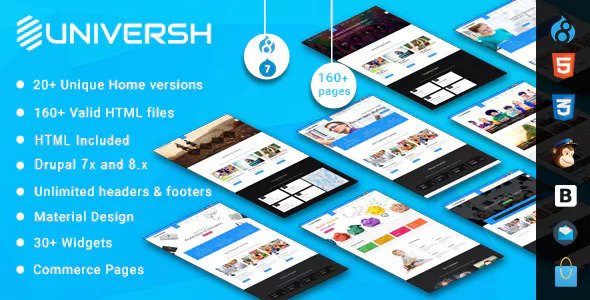 Download Universh – MultiPurpose Drupal 7 – 8.x Theme | Free Nulled Scripts