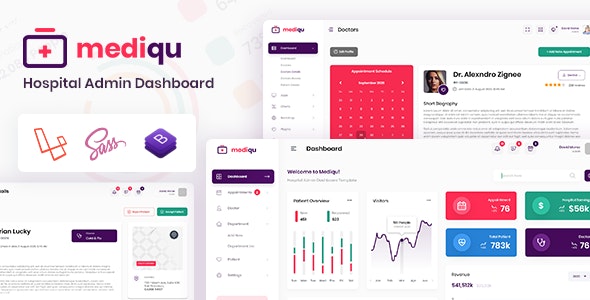 Download Mediqu v1.0 – Hospital Laravel Admin Dashboard & Bootstrap Template | Free Nulled Scripts