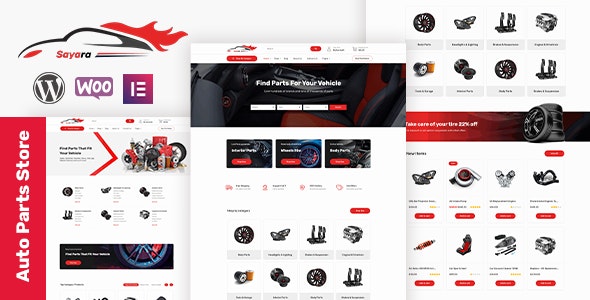 Sayara v1.1.3 - Auto Parts Store WooCommerce WordPress Theme