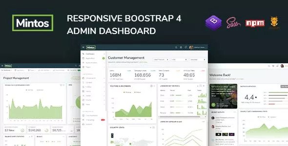 Download Mintos – Responsive Bootstrap 4 Admin Dashboard Template | Free Nulled Scripts