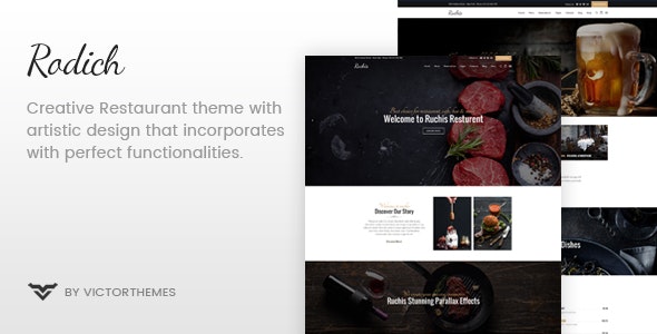 Rodich v1.8 - A Restaurant WordPress Theme