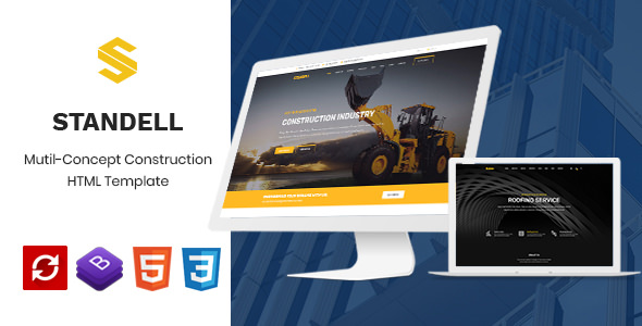 Download Standell – Multipurpose Construction HTML Template | Free Nulled Scripts